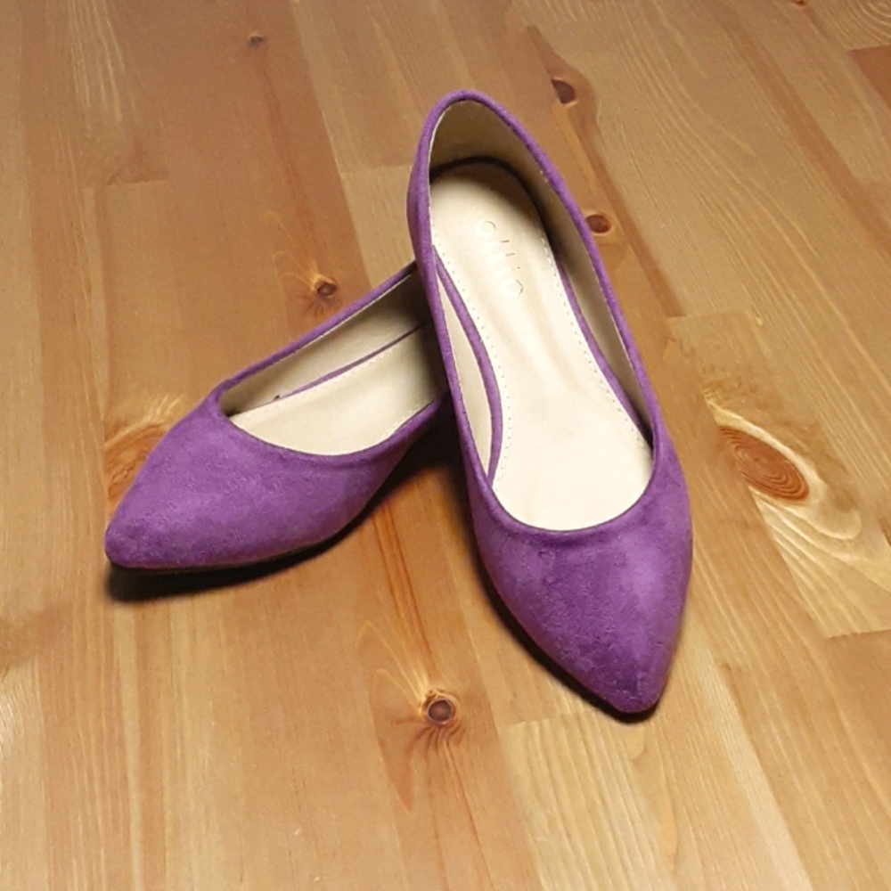 Purple flats